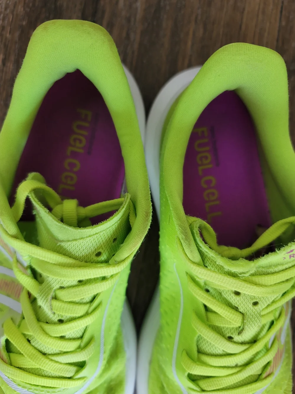 New Balance Fuelcell Women's Neon Lime Running Sneakers